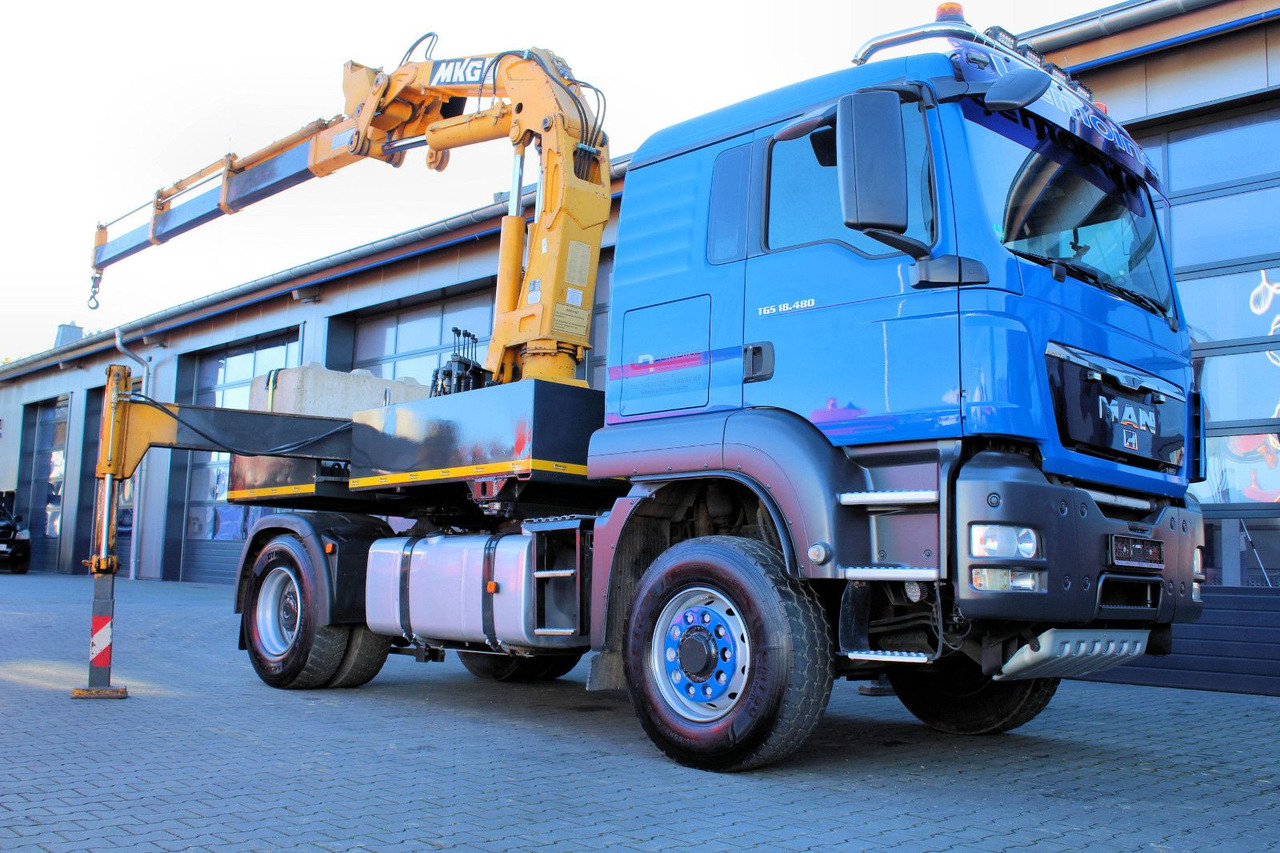 MAN TGS 18.480 4x4 BLS SZM+Pritsche MKG HLK 340 Kran - Бордови камион, Камион с кран: снимка 2 MAN TGS 18.480 4x4 BLS SZM+Pritsche MKG HLK 340 Kran - Бордови камион, Камион с кран: снимка 2
