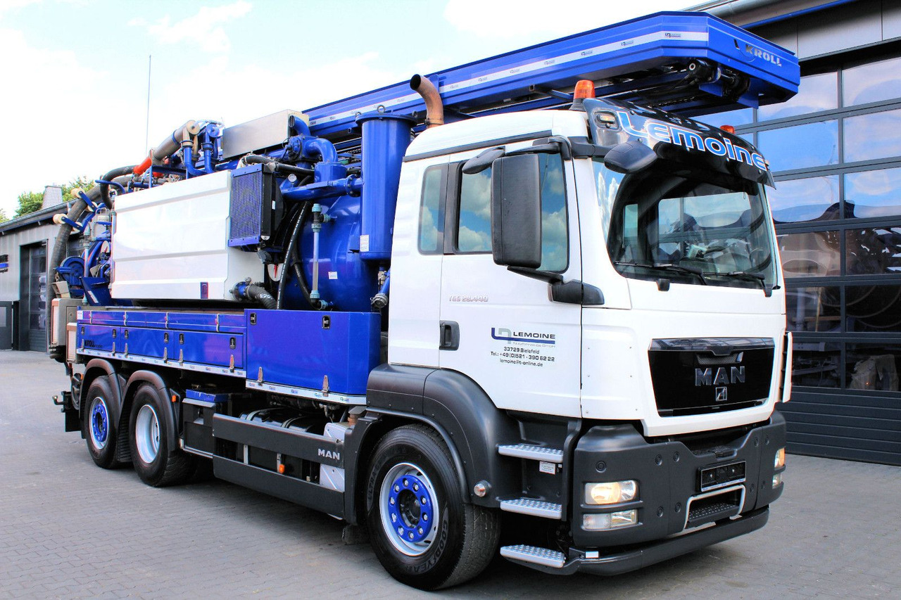 MAN TGS 28.440 6x2 Kroll 14,5m³ W-Rückgewinner KOMBI - Каналопочистваща машина: снимка 2 MAN TGS 28.440 6x2 Kroll 14,5m³ W-Rückgewinner KOMBI - Каналопочистваща машина: снимка 2
