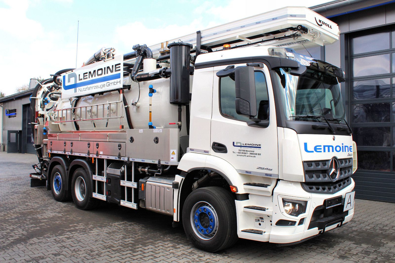 Mercedes-Benz AROCS 2546 6x2 Kroll 14m³ WRG Wasserrückgewinner - Каналопочистваща машина: снимка 2 Mercedes-Benz AROCS 2546 6x2 Kroll 14m³ WRG Wasserrückgewinner - Каналопочистваща машина: снимка 2