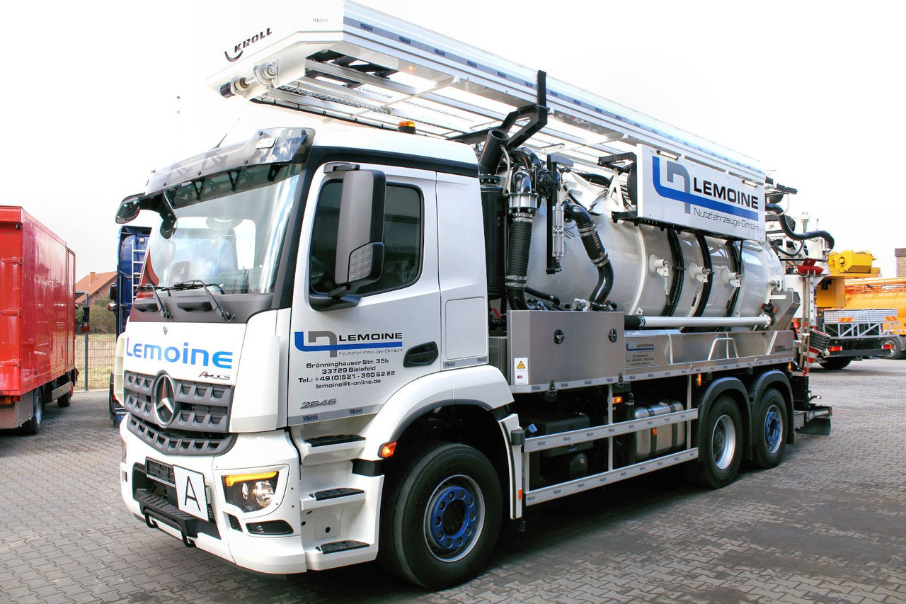 Mercedes-Benz AROCS 2546 6x2 Kroll 14m³ WRG Wasserrückgewinner - Каналопочистваща машина: снимка 3 Mercedes-Benz AROCS 2546 6x2 Kroll 14m³ WRG Wasserrückgewinner - Каналопочистваща машина: снимка 3