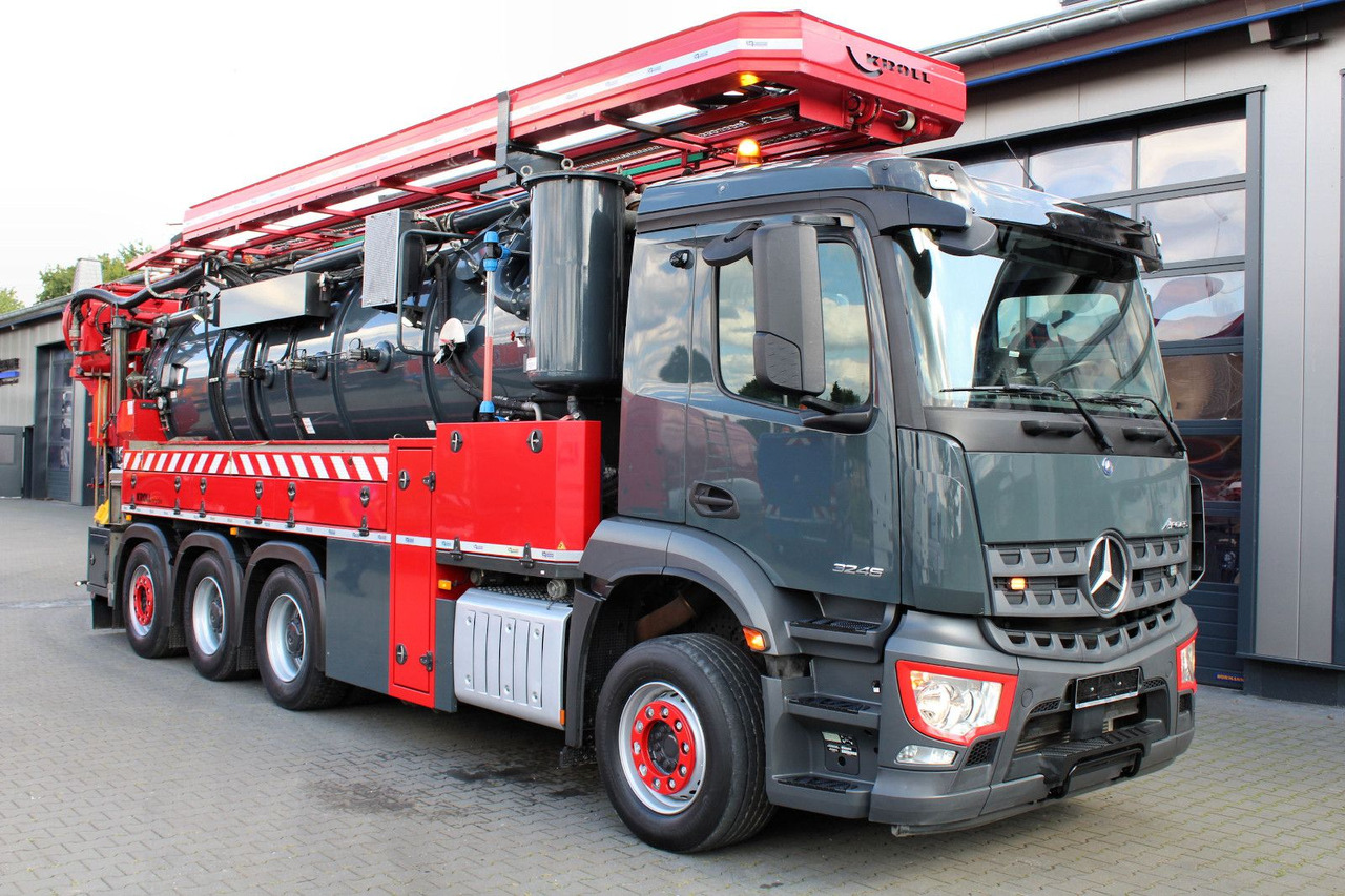 Mercedes-Benz AROCS 3246 8x4 Kroll 16m³ WRG Winterheizung -15C - Каналопочистваща машина: снимка 1 Mercedes-Benz AROCS 3246 8x4 Kroll 16m³ WRG Winterheizung -15C - Каналопочистваща машина: снимка 1