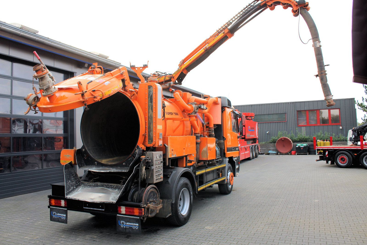 Mercedes-Benz Actros 1831 4x2 Hellmers 6,5m³ V2A INOX Kipper - Каналопочистваща машина: снимка 5 Mercedes-Benz Actros 1831 4x2 Hellmers 6,5m³ V2A INOX Kipper - Каналопочистваща машина: снимка 5