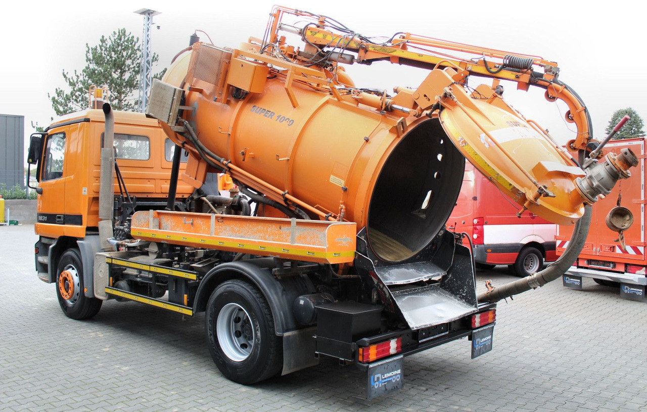 Mercedes-Benz Actros 1831 4x2 Hellmers 6,5m³ V2A INOX Kipper - Каналопочистваща машина: снимка 3 Mercedes-Benz Actros 1831 4x2 Hellmers 6,5m³ V2A INOX Kipper - Каналопочистваща машина: снимка 3