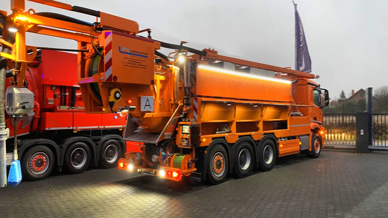 Mercedes-Benz Arocs 3551 8x4 Müller 16mCanalmaster F160EWA WRG - Каналопочистваща машина: снимка 2 Mercedes-Benz Arocs 3551 8x4 Müller 16mCanalmaster F160EWA WRG - Каналопочистваща машина: снимка 2