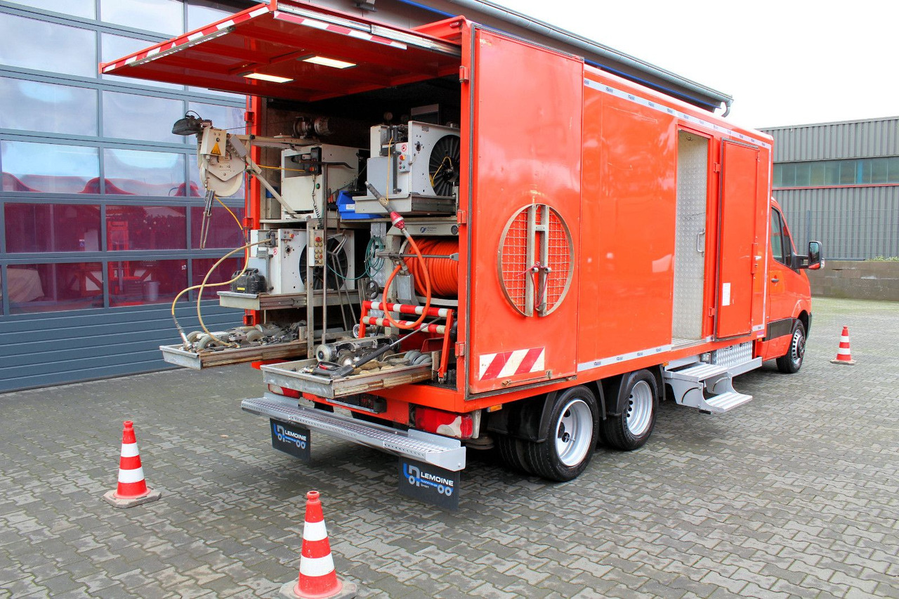 Mercedes-Benz Sprinter 719 V6 CDI 2m³HD-Spül+IBAK TV-Kanal 3D - Каналопочистваща машина: снимка 1 Mercedes-Benz Sprinter 719 V6 CDI 2m³HD-Spül+IBAK TV-Kanal 3D - Каналопочистваща машина: снимка 1