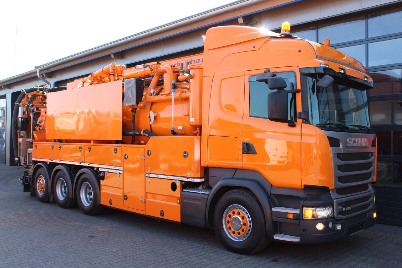 Scania R450 8x4 Kroll 19m³ Wasserrückgewinner Kombi-HD - Каналопочистваща машина: снимка 2 Scania R450 8x4 Kroll 19m³ Wasserrückgewinner Kombi-HD - Каналопочистваща машина: снимка 2