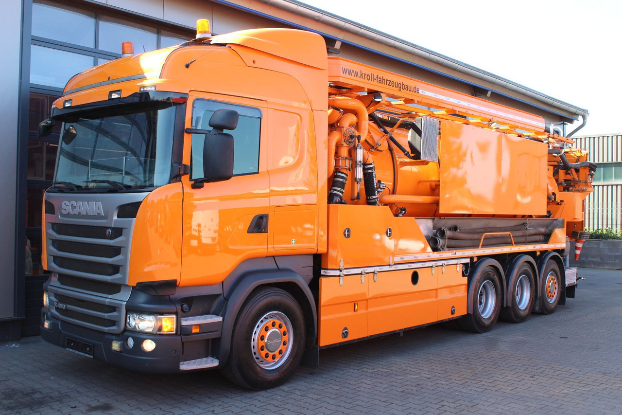 Scania R450 8x4 Kroll 19m³ Wasserrückgewinner Kombi-HD - Каналопочистваща машина: снимка 4 Scania R450 8x4 Kroll 19m³ Wasserrückgewinner Kombi-HD - Каналопочистваща машина: снимка 4