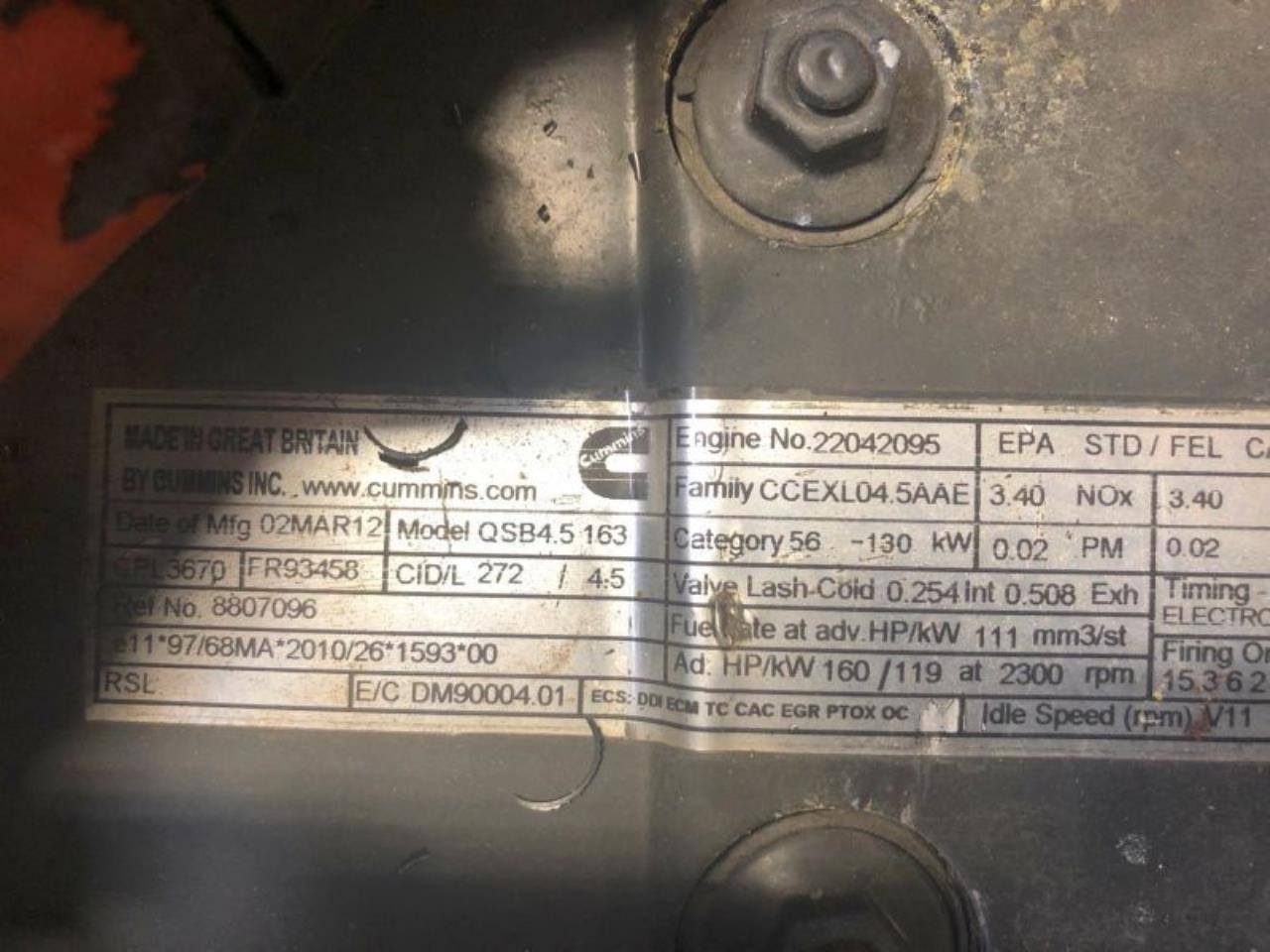 Cummins QSB4.5 163 - Двигател: снимка 3 Cummins QSB4.5 163 - Двигател: снимка 3