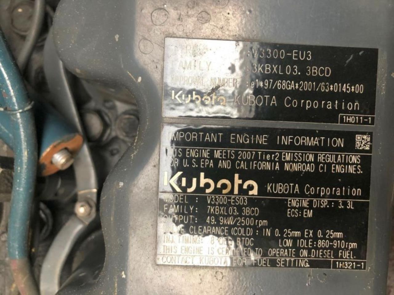 Kubota V3300-EU3 - Двигател: снимка 3 Kubota V3300-EU3 - Двигател: снимка 3