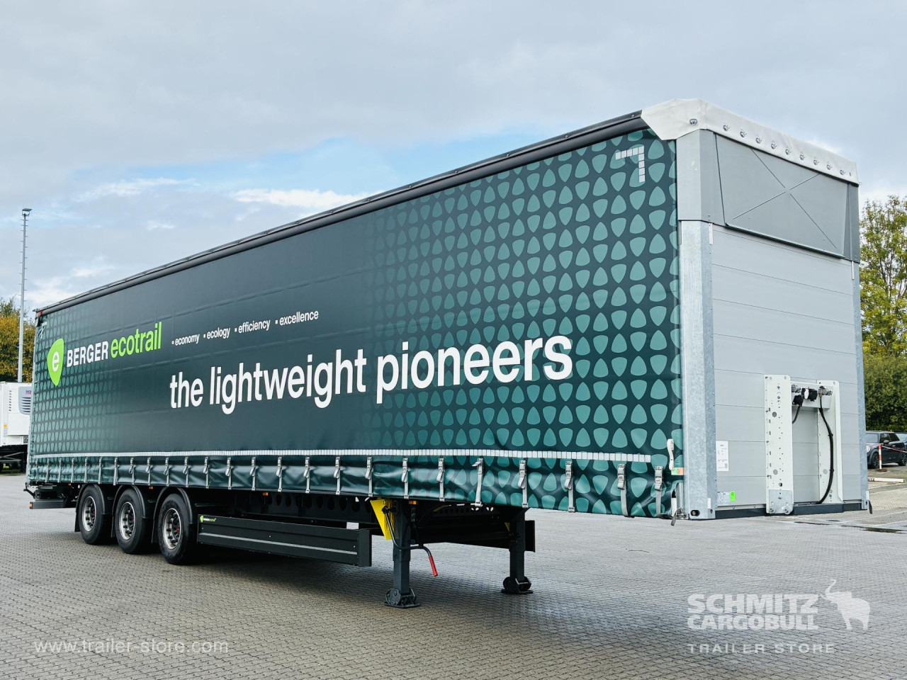 BERGER Auflieger Curtainsider Mega - Брезентово полуремарке: снимка 1 BERGER Auflieger Curtainsider Mega - Брезентово полуремарке: снимка 1