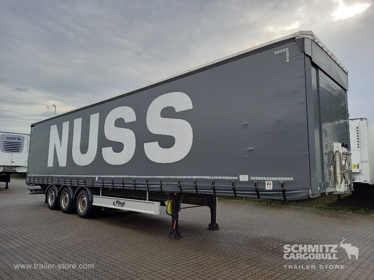 FLIEGL Auflieger Curtainsider Coil - Брезентово полуремарке: снимка 1 FLIEGL Auflieger Curtainsider Coil - Брезентово полуремарке: снимка 1