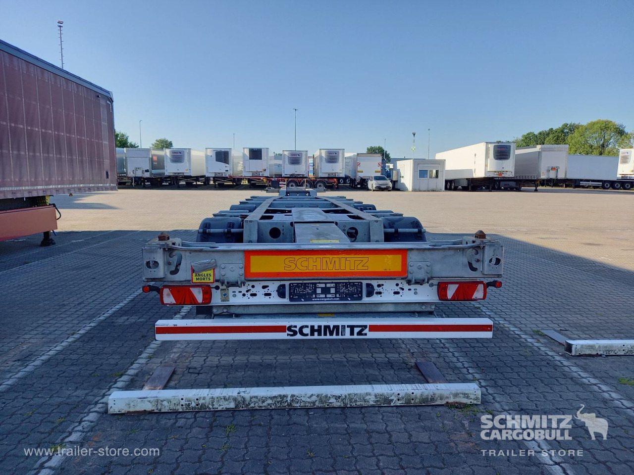 Контейнеровоз/ Сменна каросерия полуремарке SCHMITZ Auflieger Containerfahrgestell Standard: снимка 12