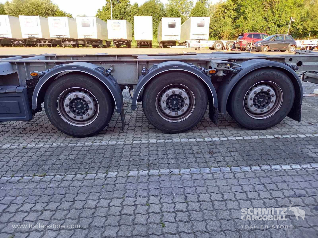Контейнеровоз/ Сменна каросерия полуремарке SCHMITZ Auflieger Containerfahrgestell Standard: снимка 14