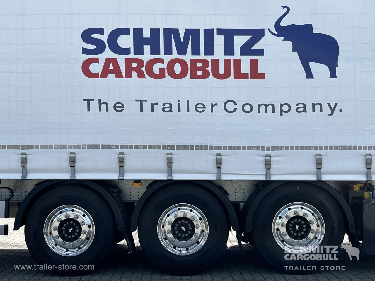 SCHMITZ Auflieger Curtainsider Standard - Брезентово полуремарке: снимка 4 SCHMITZ Auflieger Curtainsider Standard - Брезентово полуремарке: снимка 4