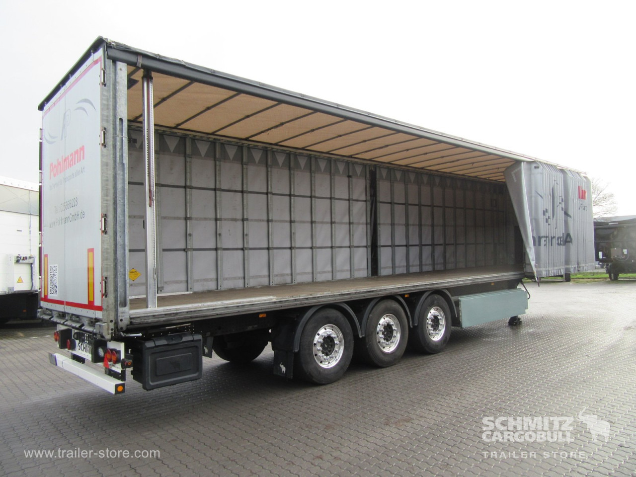 SCHMITZ Auflieger Curtainsider Standard - Брезентово полуремарке: снимка 5 SCHMITZ Auflieger Curtainsider Standard - Брезентово полуремарке: снимка 5