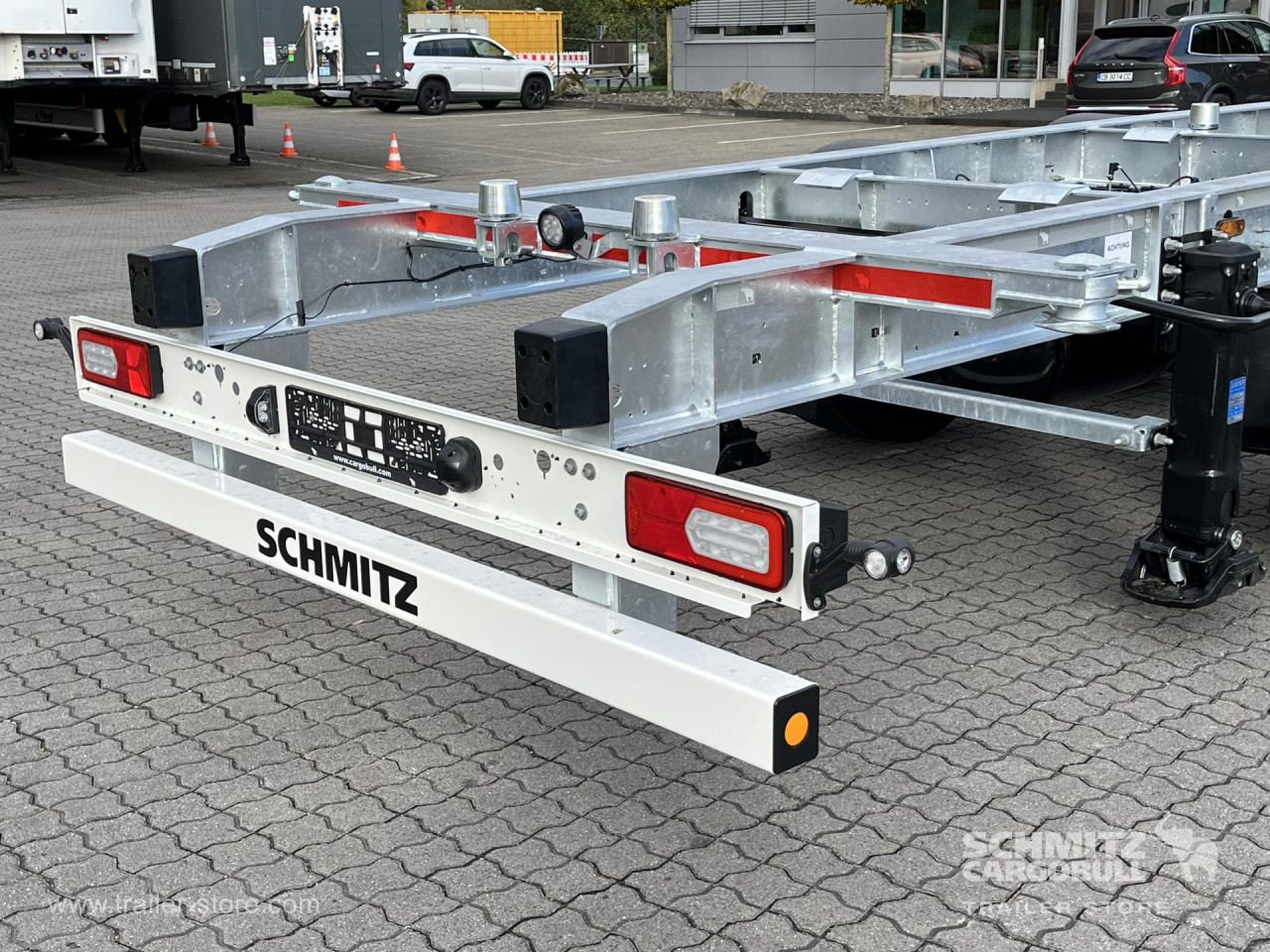 SCHMITZ Zentralachsanhänger Wechselfahrgestell - Контейнеровоз/ Сменна каросерия ремарке: снимка 3 SCHMITZ Zentralachsanhänger Wechselfahrgestell - Контейнеровоз/ Сменна каросерия ремарке: снимка 3