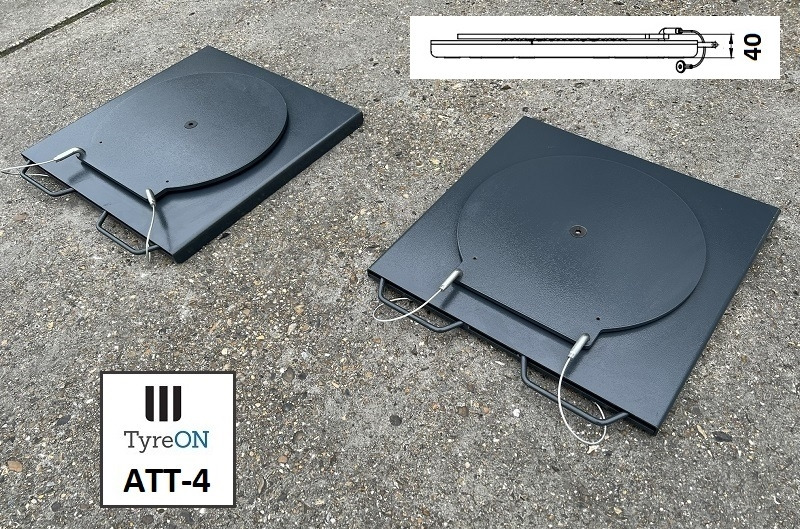 ATT4 alignment turn plates - height 4 cm - Оборудване за гаражи/ Работилници: снимка 1 ATT4 alignment turn plates - height 4 cm - Оборудване за гаражи/ Работилници: снимка 1
