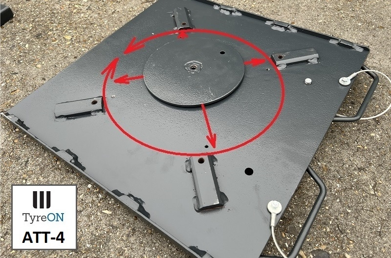 ATT4 alignment turn plates - height 4 cm - Оборудване за гаражи/ Работилници: снимка 4 ATT4 alignment turn plates - height 4 cm - Оборудване за гаражи/ Работилници: снимка 4