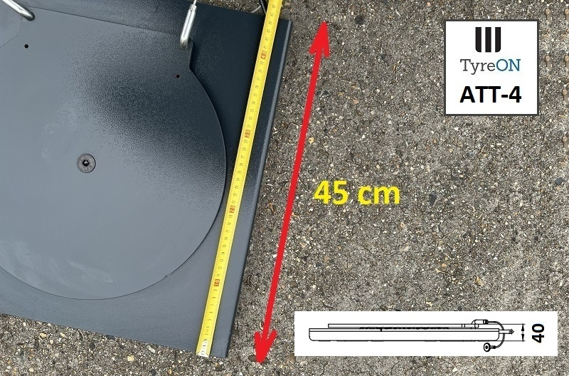 ATT4 alignment turn plates - height 4 cm - Оборудване за гаражи/ Работилници: снимка 5 ATT4 alignment turn plates - height 4 cm - Оборудване за гаражи/ Работилници: снимка 5