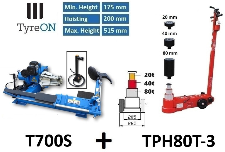 T700S + TPH80T-3 - Оборудване за гаражи/ Работилници: снимка 1 T700S + TPH80T-3 - Оборудване за гаражи/ Работилници: снимка 1