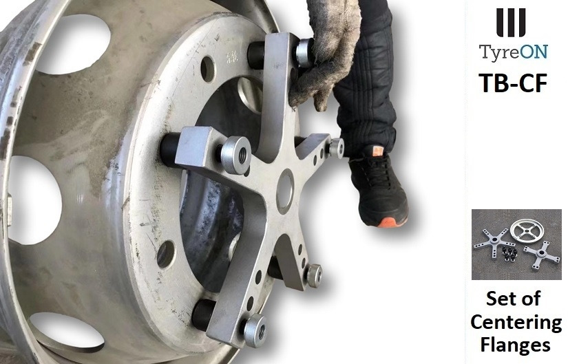 TB-CF 3 centring flanges for truck wheel balancing - Оборудване за гаражи/ Работилници: снимка 3 TB-CF 3 centring flanges for truck wheel balancing - Оборудване за гаражи/ Работилници: снимка 3