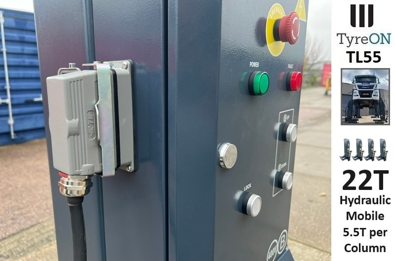 TL55-4 22T mobile truck lifts - wired - 400V - performance 3,0 kW per column - large display - liftig time <= 75 s - Оборудване за гаражи/ Работилници: снимка 5 TL55-4 22T mobile truck lifts - wired - 400V - performance 3,0 kW per column - large display - liftig time <= 75 s - Оборудване за гаражи/ Работилници: снимка 5