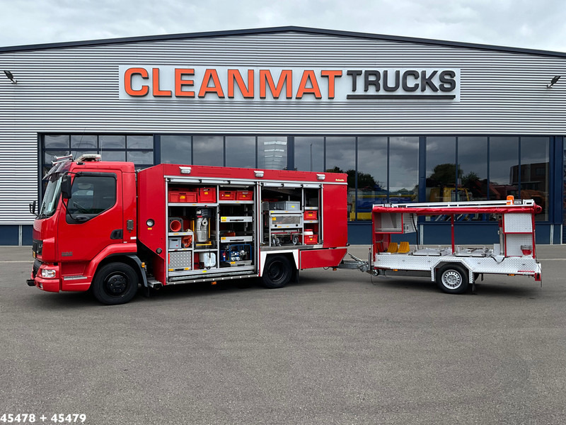 DAF FA 45 LF 150 Brandweer materiaalwagen + Mucar M5A-FOX Brandweer materiaal aanhangwagen - Пожарна кола: снимка 1 DAF FA 45 LF 150 Brandweer materiaalwagen + Mucar M5A-FOX Brandweer materiaal aanhangwagen - Пожарна кола: снимка 1