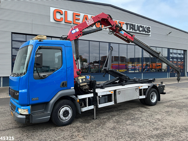 DAF FA 45 LF 180 HMF 7 Tonmeter laadkraan - Мултилифт с кука камион, Камион с кран: снимка 1 DAF FA 45 LF 180 HMF 7 Tonmeter laadkraan - Мултилифт с кука камион, Камион с кран: снимка 1