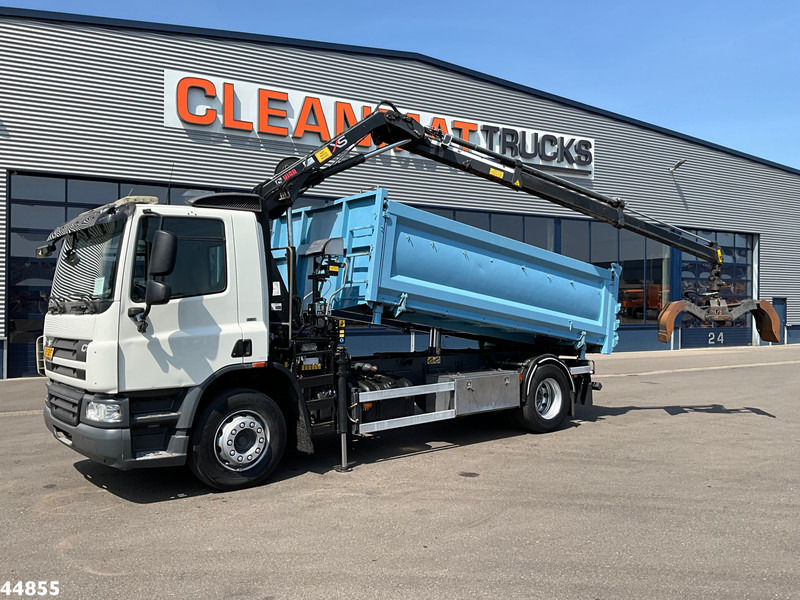 DAF FA 65 CF 250 Hiab 8 Tonmeter laadkraan - Самосвал камион, Камион с кран: снимка 1 DAF FA 65 CF 250 Hiab 8 Tonmeter laadkraan - Самосвал камион, Камион с кран: снимка 1