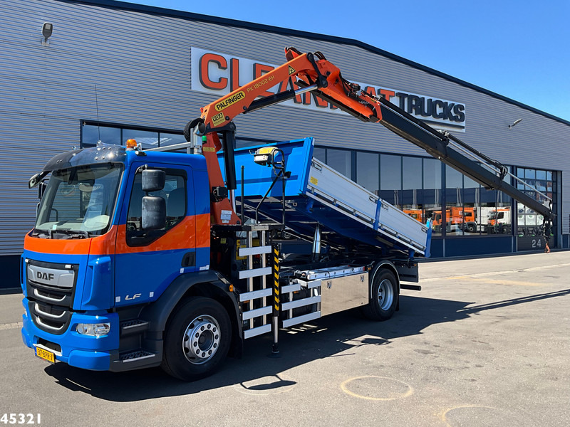DAF FA LF 230 Euro 6 Palfinger 18 Tonmeter laadkraan Just 6.783 km! - Самосвал камион, Камион с кран: снимка 1 DAF FA LF 230 Euro 6 Palfinger 18 Tonmeter laadkraan Just 6.783 km! - Самосвал камион, Камион с кран: снимка 1