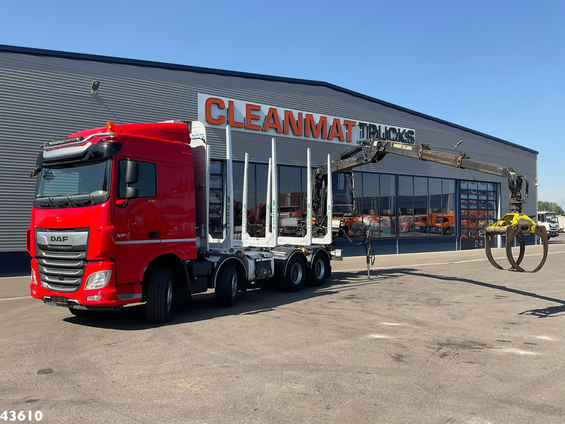 DAF FAD XF 530 8x4 Holzkran - Камион с кран: снимка 1 DAF FAD XF 530 8x4 Holzkran - Камион с кран: снимка 1