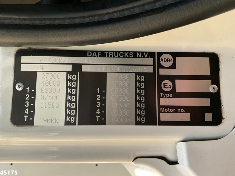 Боклукчийска кола DAF FAG CF 330 Euro 6 Geesink 20m³: снимка 20