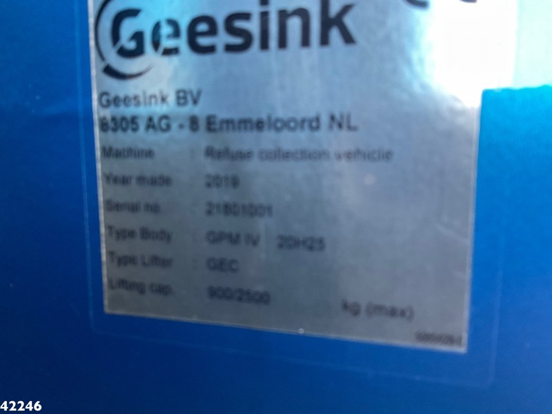 Лизинг на DAF FAG CF 340 Geesink 20m3 Welvaarts weighing system DAF FAG CF 340 Geesink 20m3 Welvaarts weighing system: снимка 13