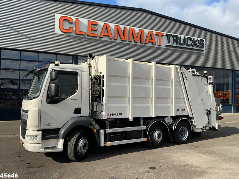 DAF FAG LF 220 Euro 6 Haller 14m³ Just 123.721 km! - Боклукчийска кола: снимка 1 DAF FAG LF 220 Euro 6 Haller 14m³ Just 123.721 km! - Боклукчийска кола: снимка 1