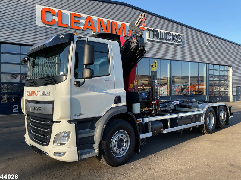 DAF FAN CF 340 Euro 6 HMF 18 Tonmeter laadkraan met lier Just 45.802 km! - Мултилифт с кука камион, Камион с кран: снимка 3 DAF FAN CF 340 Euro 6 HMF 18 Tonmeter laadkraan met lier Just 45.802 km! - Мултилифт с кука камион, Камион с кран: снимка 3