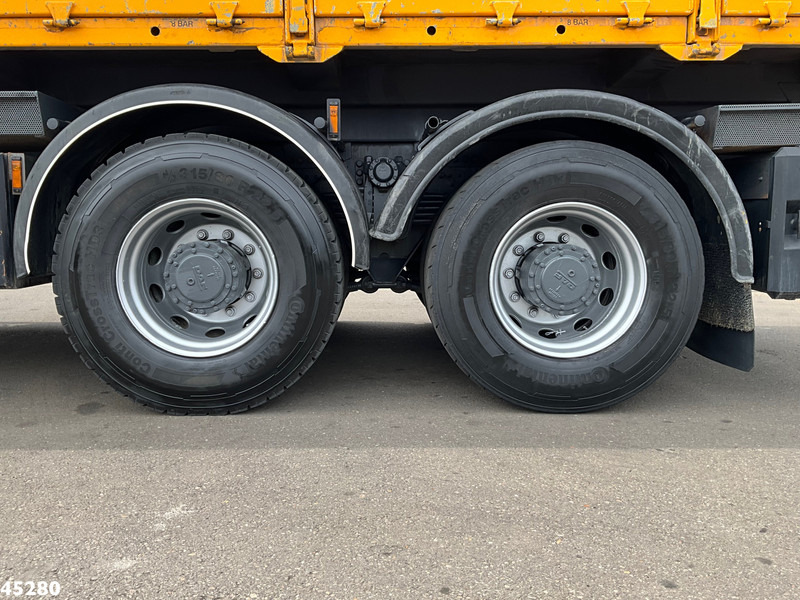 Самосвал камион, Камион с кран DAF FAT 75 CF 340 6x4 Manual Full steel Hiab 16 Tonmeter laadkraan: снимка 15