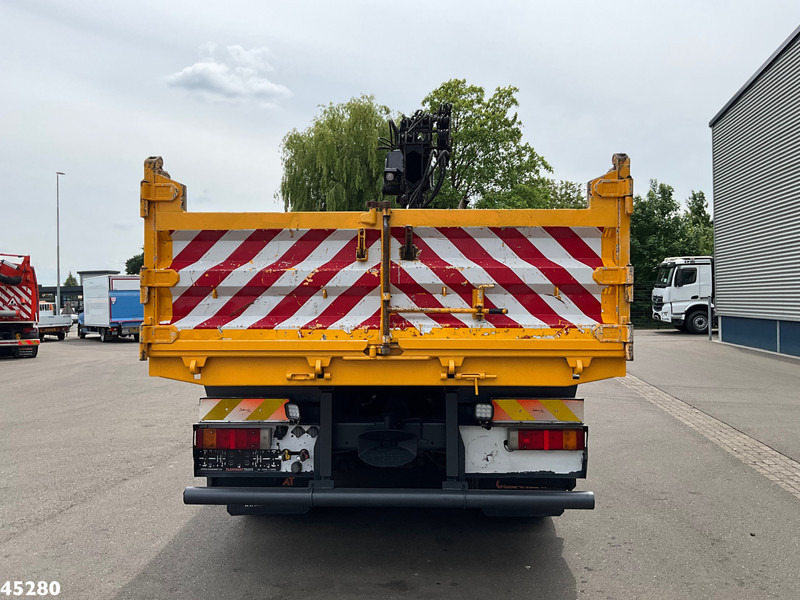 Самосвал камион, Камион с кран DAF FAT 75 CF 340 6x4 Manual Full steel Hiab 16 Tonmeter laadkraan: снимка 9