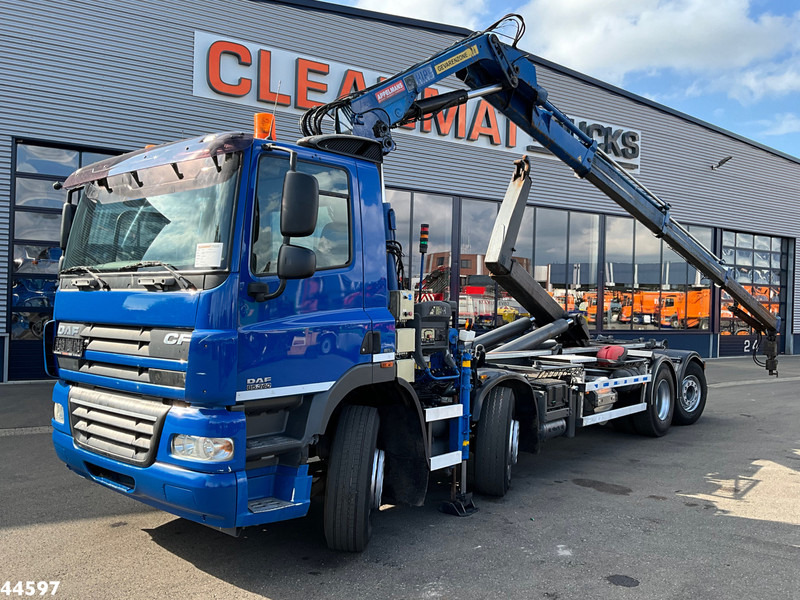 DAF FAX 85 CF 360 8x2 Euro 5 Hiab 16 Tonmeter laadkraan - Мултилифт с кука камион, Камион с кран: снимка 1 DAF FAX 85 CF 360 8x2 Euro 5 Hiab 16 Tonmeter laadkraan - Мултилифт с кука камион, Камион с кран: снимка 1