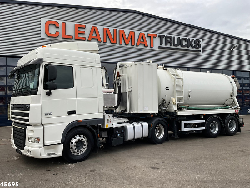 DAF FT 105 XF 460 Just 196.550 km + IPSAM 18m³ Combi oplegger - Каналопочистваща машина: снимка 1 DAF FT 105 XF 460 Just 196.550 km + IPSAM 18m³ Combi oplegger - Каналопочистваща машина: снимка 1