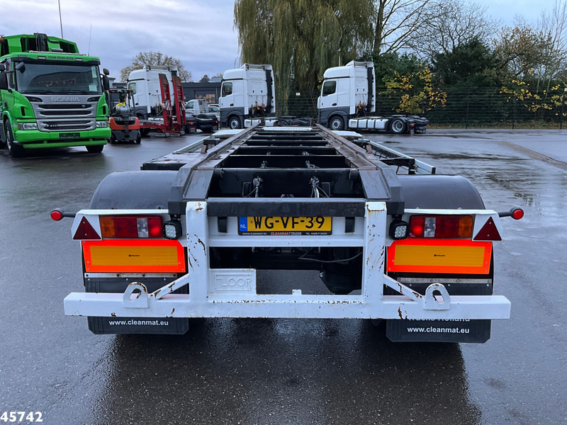 Floor 2-assige container aanhangwagen - Контейнеровоз/ Сменна каросерия ремарке: снимка 3 Floor 2-assige container aanhangwagen - Контейнеровоз/ Сменна каросерия ремарке: снимка 3