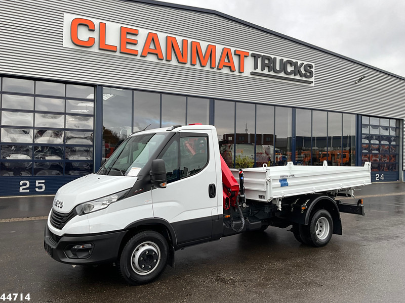 Iveco Daily 72C18 HMF laadkraan 3,4 Tonmeter laadkraan + Meiller 3-zijdige kipper New & Unused!! - Самосвал камион, Камион с кран: снимка 3 Iveco Daily 72C18 HMF laadkraan 3,4 Tonmeter laadkraan + Meiller 3-zijdige kipper New & Unused!! - Самосвал камион, Камион с кран: снимка 3