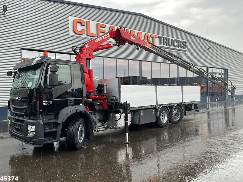 Iveco Stralis AD260S40Y Euro 6 Ferrari 28 Tonmeter laadkraan - Камион с кран: снимка 1 Iveco Stralis AD260S40Y Euro 6 Ferrari 28 Tonmeter laadkraan - Камион с кран: снимка 1