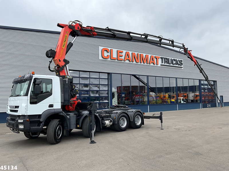 Iveco Stralis AD410T44 8x4 Palfinger 44 Tonmeter laadkraan + Fly-Jib Just 222.398 km! - Камион с кран: снимка 3 Iveco Stralis AD410T44 8x4 Palfinger 44 Tonmeter laadkraan + Fly-Jib Just 222.398 km! - Камион с кран: снимка 3