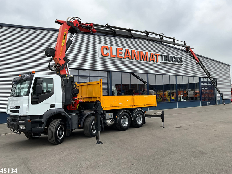Iveco Stralis AD410T44 8x4 Palfinger 44 Tonmeter laadkraan + Fly-Jib Just 222.398 km! - Камион с кран: снимка 1 Iveco Stralis AD410T44 8x4 Palfinger 44 Tonmeter laadkraan + Fly-Jib Just 222.398 km! - Камион с кран: снимка 1