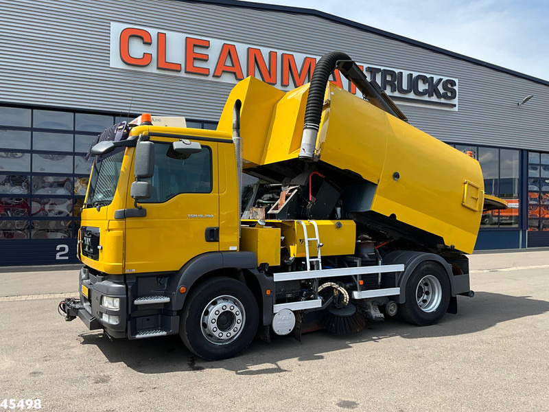 MAN TGM 18.290 4x2 Johnston Beam VT 800 Left and right sweeper - Мотометачна машина: снимка 2 MAN TGM 18.290 4x2 Johnston Beam VT 800 Left and right sweeper - Мотометачна машина: снимка 2