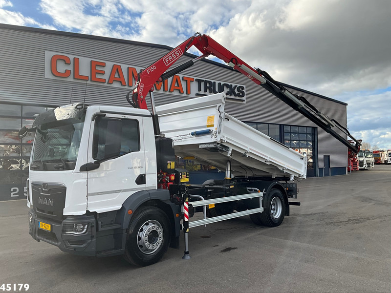 MAN TGM 18.320 Euro 6 Fassi 13 Tonmeter laadkraan NEW AND UNUSED! - Самосвал камион, Камион с кран: снимка 1 MAN TGM 18.320 Euro 6 Fassi 13 Tonmeter laadkraan NEW AND UNUSED! - Самосвал камион, Камион с кран: снимка 1