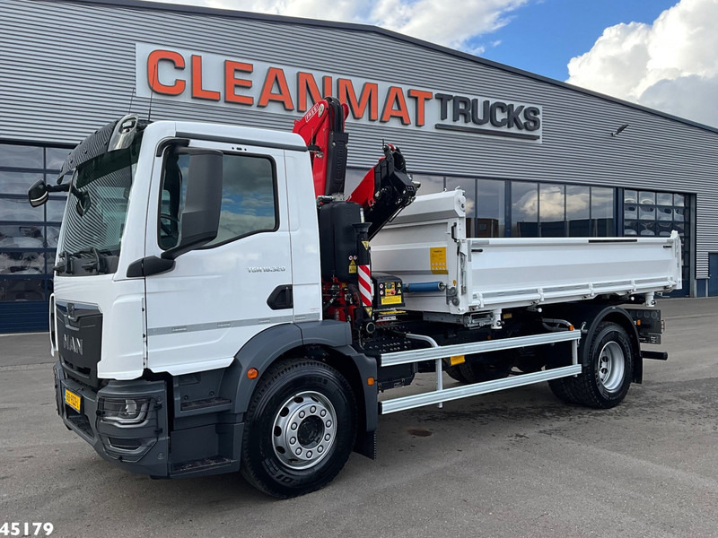 MAN TGM 18.320 Euro 6 Fassi 13 Tonmeter laadkraan NEW AND UNUSED! - Самосвал камион, Камион с кран: снимка 3 MAN TGM 18.320 Euro 6 Fassi 13 Tonmeter laadkraan NEW AND UNUSED! - Самосвал камион, Камион с кран: снимка 3