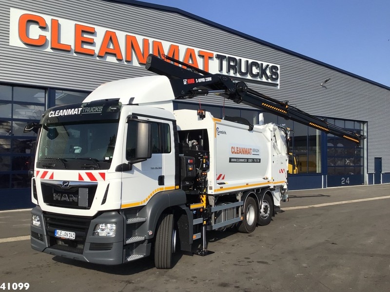 MAN TGS 26.360 Hiab 23 ton/meter laadkraan - Боклукчийска кола: снимка 1 MAN TGS 26.360 Hiab 23 ton/meter laadkraan - Боклукчийска кола: снимка 1