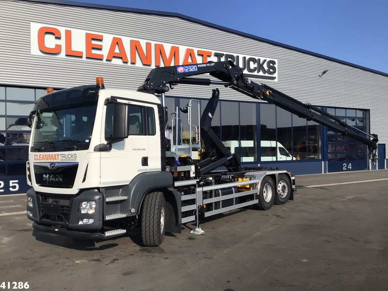 MAN TGS 26.430 HMF 23 ton/meter laadkraan - Мултилифт с кука камион, Камион с кран: снимка 1 MAN TGS 26.430 HMF 23 ton/meter laadkraan - Мултилифт с кука камион, Камион с кран: снимка 1