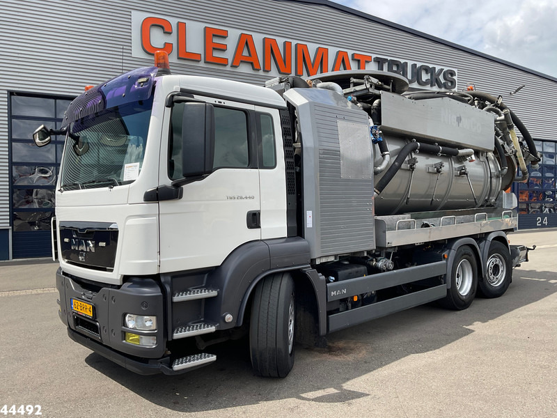 MAN TGS 28.440 FFG Flensburger 12,5m³ Saug/Spul combi Waterrecycling - Каналопочистваща машина: снимка 2 MAN TGS 28.440 FFG Flensburger 12,5m³ Saug/Spul combi Waterrecycling - Каналопочистваща машина: снимка 2